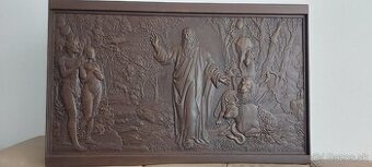 Drevený obraz 100×63cmhr.4 cm.dub