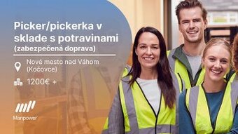 Picker/pickerka - práca v potravinárskom sklade