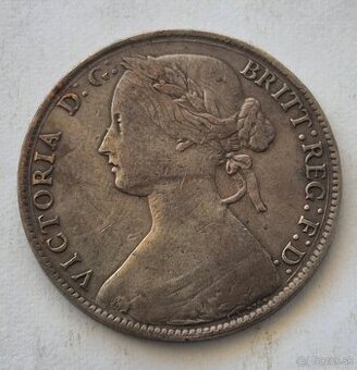 One Penny 1861, Kráľovná Viktória
