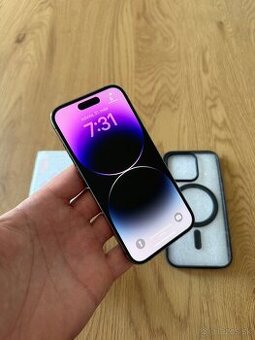 iPhone 14 Pro 128 gb Deep Purple v záruke + príslušenstvo