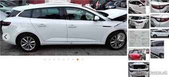 Renault Megane GRANDTOUR IV 2018 predám DVERE, ZADNÉ SVETLÁ,