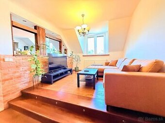 2-IZBOVÝ PODKROVNÝ BYT PO REKONŠTRUKCII S VÝHĽADOM NA SLAVÍN