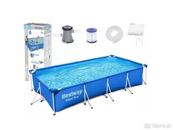 Bestway roštový bazén 400 x 211 cm 8v1