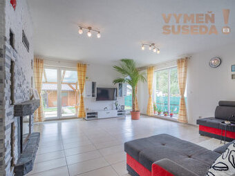 VYMEŇ SUSEDA – 4 IZB. RODINNÝ DOM S VEĽKÝM ZÁHRADNÝM DOMČEK