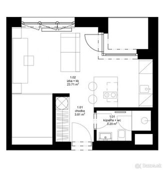 🏡 Prenájom garsónky v novostavbe Bory – štýlové bývanie