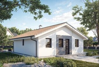 1 Paré Projekt Rodinneho domu 97m² bungalov.