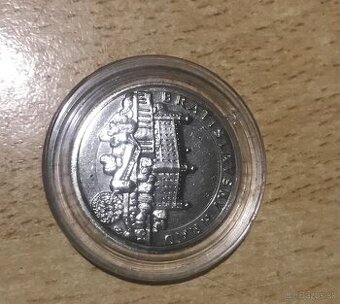 Predam striebornú mincu Bratislavský Hrad.