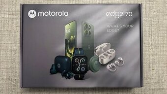 Motorola Edge 70 + 2x Sluchadla + hodinky + tag Motorola