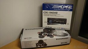ALPINE CDE-196DAB , EXCURSION - SHX6C - 1