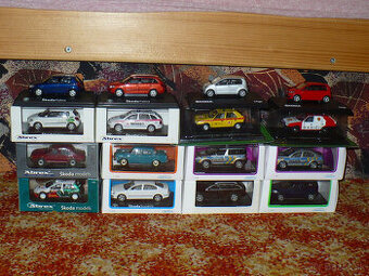 Kovové modely Škoda, Abrex, Kaden, deAgostini 1/43