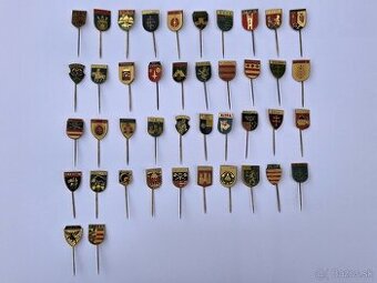 Staré odznaky miest, obcí, podnikov, združení a udalostí