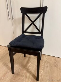 6ks stoličiek IKEA INGOLF čierne