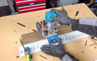 Prípravok pre vŕtanie otvorov systému 32 Makita Wolfcraft