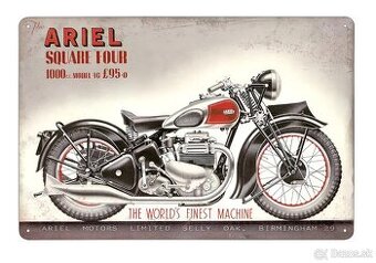 plechová cedule - Ariel - The World's Finest Machine