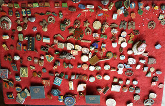 Zbierka odznakov rôzne druhy