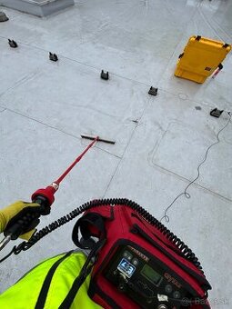 Iskrová skúška, diagnostika plochej strechy