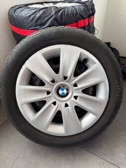 Plechové Disky 5x120 R16 + zimné pneumatiky Continental