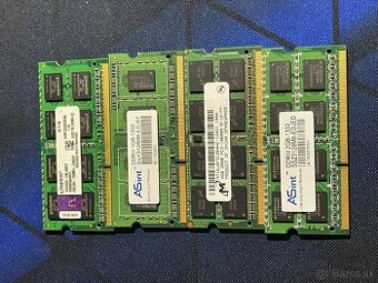 RAM do notebooku DDR3 – 4GB, 2GB, 1GB