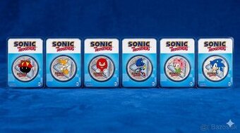 Exkluzívna sada strieborných mincí SONIC the Hedgehog (6 ks,