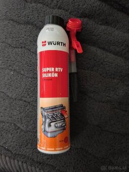 Červený silikón WURTH