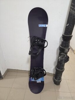 Snowboard komplet set Wedze + Salomon viazanie + DC topánky