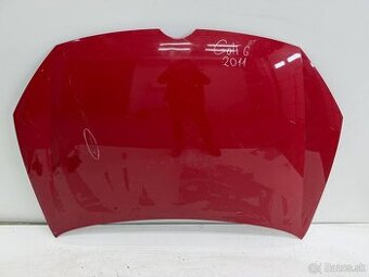 Predná kapota VW Golf 6 – červená, originál (OEM 5K0823031)