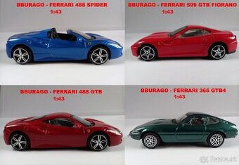 BBURAGO-FERRARI 1:43
