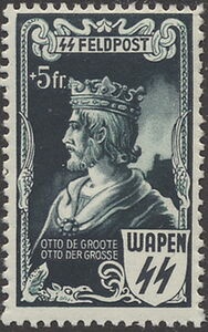 Nemecká okupácia Belgicko 1943 MI-DE-BE-FL IX