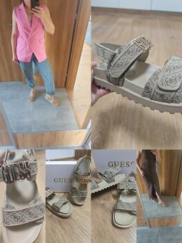 Guess sandále 39 25cm - originál s krabicou