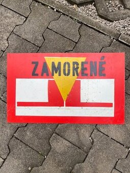 Ceduľa ZAMORENE