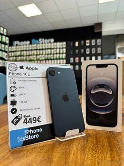 ZÁRUKA 1 ROK |  iPhone 16E 128GB Black