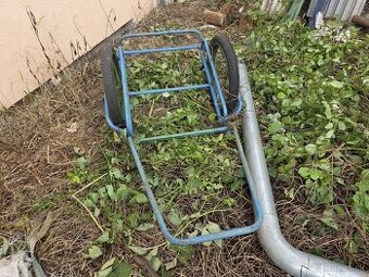Predám praktickú dvojkolesovú káru - modrá