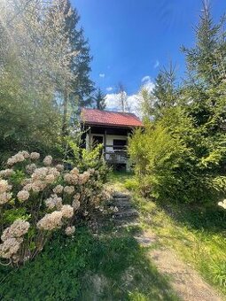 POZEMOK 803 m² S CHATKOU SO SÚPISNÝM ČÍSLO VO VRÚTKACH