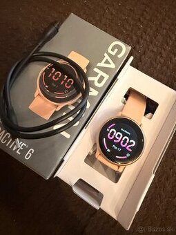 Inteligentné hodinky Garmin vívoactive 6 ružové