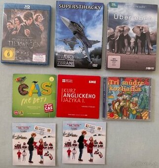 CD a DVD pre deti