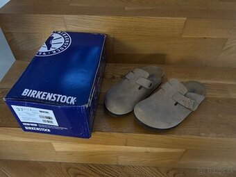 Birkenstock Boston BS  kožené BS sľapky vel 37/super stav