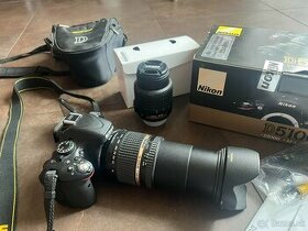 Nikon D5100 + objektivy Tamron 18-270 + Nikkor 18-55