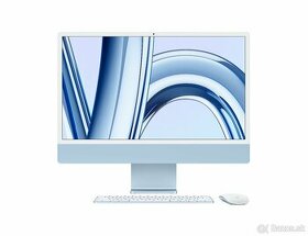 Rozbalený iMac 24" 4.5K Apple M3 10C GPU Modrý (MQRQ3S