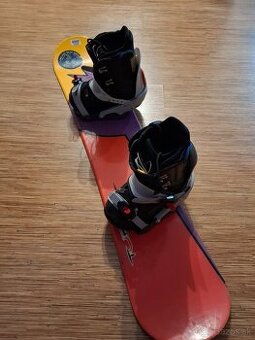 Snowboard Tube + topánky Burton