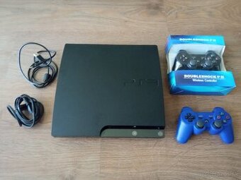 PS3 Slim, 40 hier, 2 ovládače