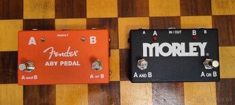 Predám nožné prepínače Fender a Morley
