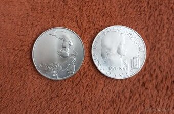 Predám pamätné strieborné mince ČSFR 100 kčs