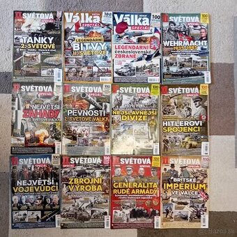 časopisy SPECIAL - II.svetová válka,I.sv. válka, Válka Revue