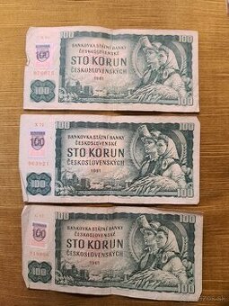 Predam Ceskoslovenske bankovky
