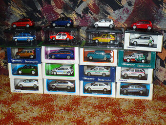 Kovové modely Škoda, Abrex, Kaden, deAgostini 1/43