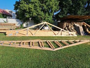 Predám nové drevené väzníky 5 ks