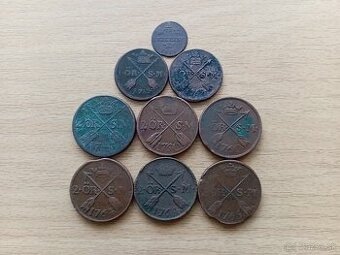 Švédske staré mince 1