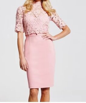 Spoločenské šaty ružové Xl