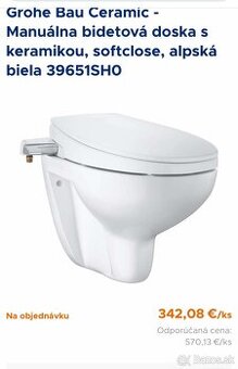 Zavesne WC Grohe Bau Ceramic
