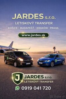 Letiskový transfer a preprava osôb - svadby, firemné akcie